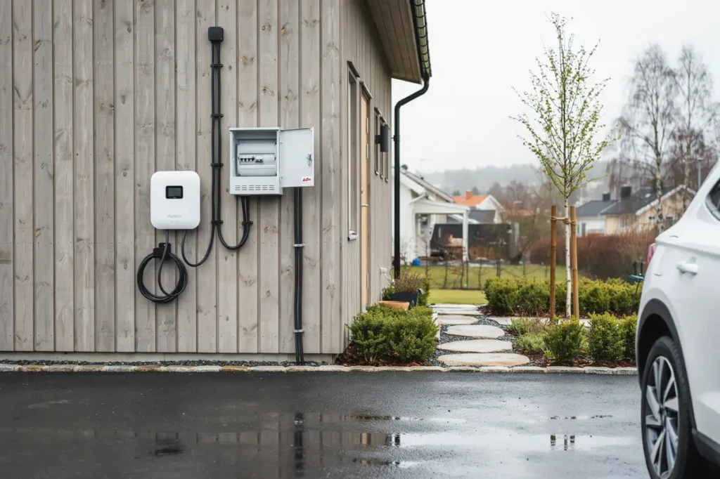 elbilsladdning hemma s planerar du r tt effekt placering och framtidss ker installation